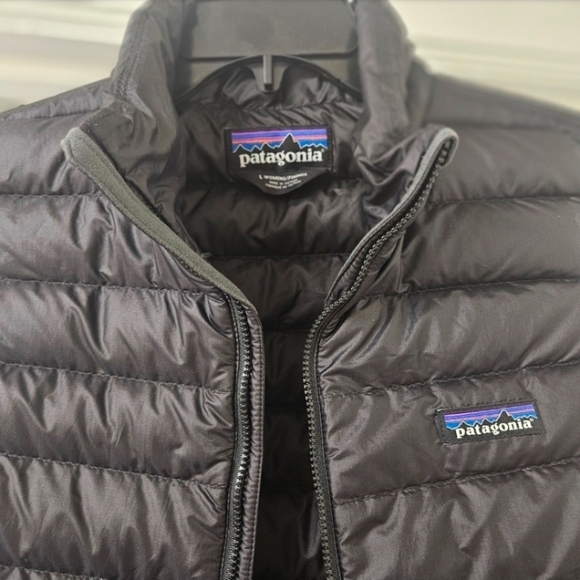 PATAGONIA DOWN PUFFER VEST BLACK LARGE - Picture 5 of 12